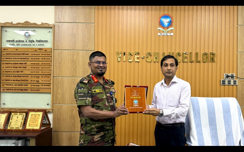 REB Chairman Pays Courtesy Call on RUET Vice-Chancellor  RUET, April 29, 2026